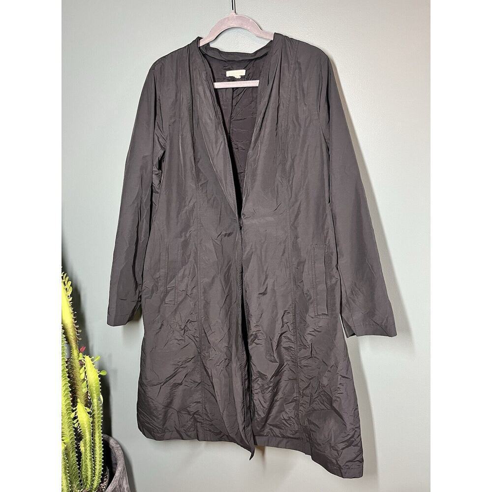 Eileen Fisher Charcoal Gray/blk
Trench Coat